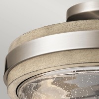 Półplafon Grand Bank - 2 źródła światła - Postarzana antyczna szarość