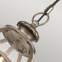 Średnia latarnia wisząca Halleron - 3 źródła światła - Oksydowany brąz