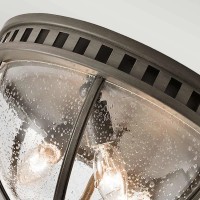 Plafon Halleron - 3 źródła światła - Szaro-brązowy