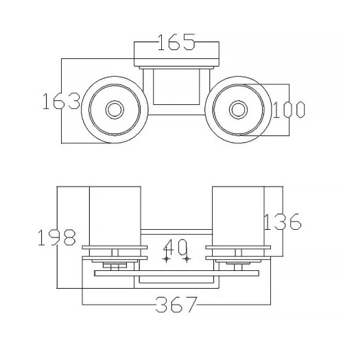 Kinkiet Hendrik - 2 źródła światła - Polerowany chrom