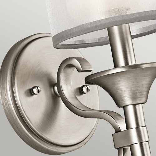 Kinkiet Lacey - 1 źródło światła - Antyczny pewter