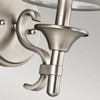 Kinkiet Lacey - 1 źródło światła - Antyczny pewter