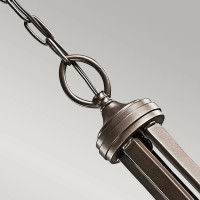 Żyrandol Lacey - 5 źródeł światła - Brązowy