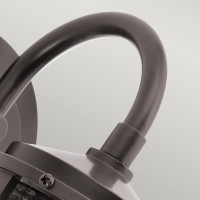 Mała latarnia naścienna Lyndon - 1 źródło światła - Architektoniczny brąz