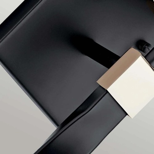 Kinkiet Marette - 1 źródło światła - Czarny, nikiel