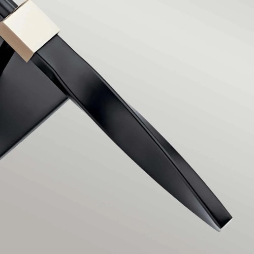 Kinkiet Marette - 1 źródło światła - Czarny, nikiel