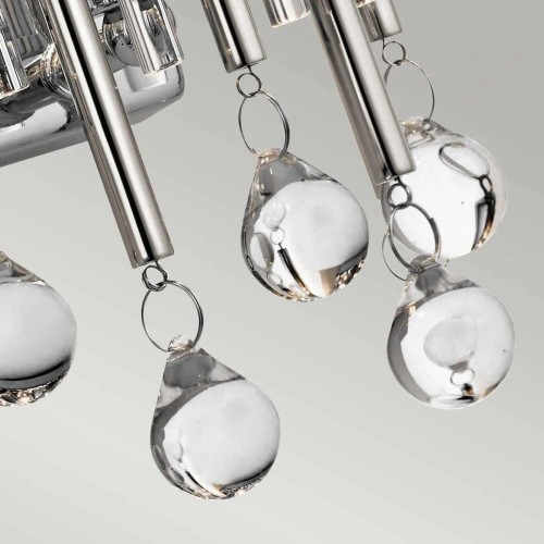 Kinkiet Piper - 2 źródła światła - Polerowany chrom