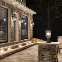 Mała latarnia naścienna Royal Marine - 1 źródło światła - Postarzana czerń