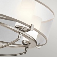 Żyrandol Saldana - 5 źródeł światła - Pewter