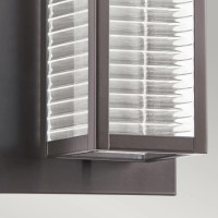 Latarnia naścienna Sorel - 1 źródło światła - Architektoniczny brąz