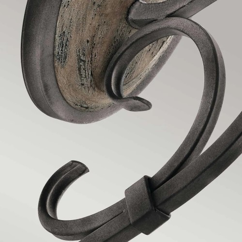 Kinkiet Taulbee - 1 źródło światła - Postarzany cynk