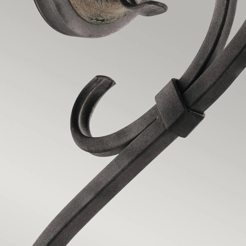 Kinkiet Taulbee - 1 źródło światła - Postarzany cynk