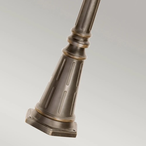 Duża latarnia uliczna Tournai - 3 źródła światła - Szaro-brązowy