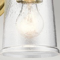 Kinkiet Waverly - 1 źródło światła - Naturalny mosiądz