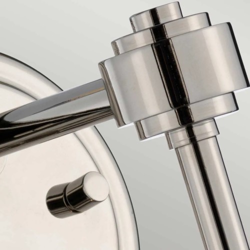 Kinkiet Kula - 1 źródło światła - Polerowany nikiel