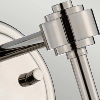 Kinkiet Kula - 1 źródło światła - Polerowany nikiel