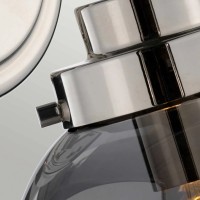 Kinkiet Kula - 1 źródło światła - Polerowany nikiel