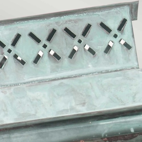 Latarnia naścienna Lambeth Palace - 1 źródło światła - Grynszpan