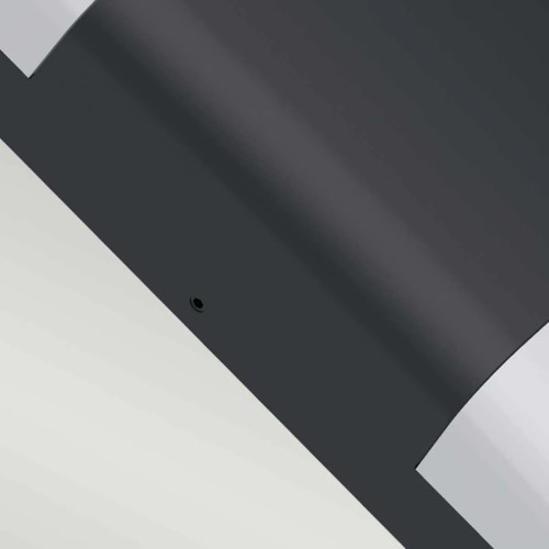 Latarnia naścienna LED Lars - Czarny