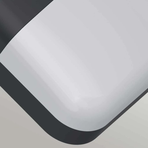 Latarnia naścienna LED Lars - Czarny