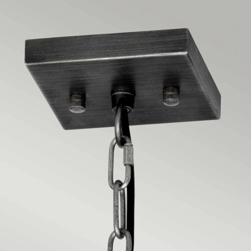 Lampa wisząca Louvre - 1 źródło światła - Szary