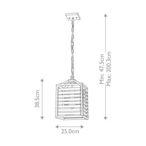 Lampa wisząca Louvre - 1 źródło światła - Szary