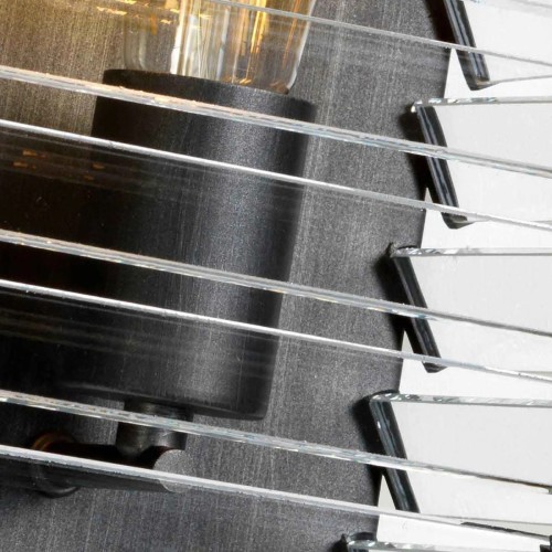 Kinkiet Louvre - 2 źródła światła - Szary