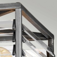 Plafon Louvre - 4 źródła światła - Szary