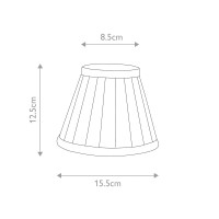 Abażur Clip Shades LS162-WHT - Biały