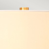 Lampa stołowa Luga - 1 źródło światła - Przydymiony