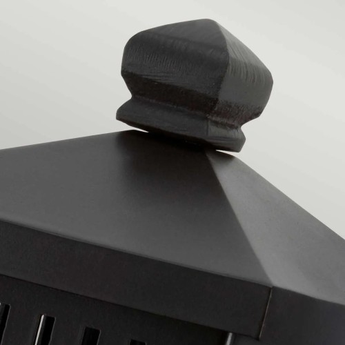 Latarnia naścienna Matlock - 1 źródło światła - Postarzany brąz