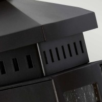 Latarnia naścienna Matlock - 1 źródło światła - Postarzany brąz