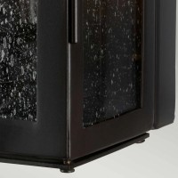 Latarnia naścienna Matlock - 1 źródło światła - Postarzany brąz