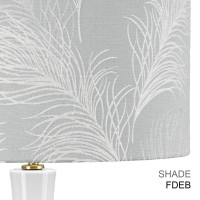 Lampa stołowa MILO - 2 źródła światła - Postarzany mosiądz