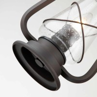 Latarnia wisząca Miners - 1 źródło światła - Postarzany brąz