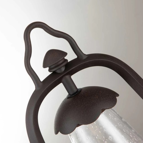 Latarnia cokołowa Miners - 1 źródło światła - Postarzany brąz