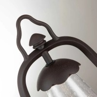 Latarnia cokołowa Miners - 1 źródło światła - Postarzany brąz