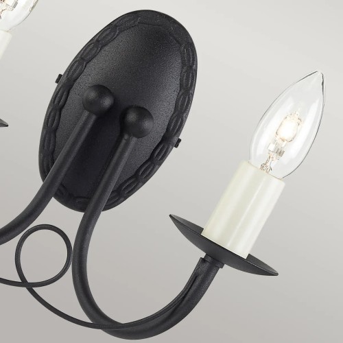 Kinkiet Minster - 2 źródła światła - Czarny