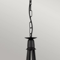 Żyrandol Minster - 6 źródeł światła - Czarny