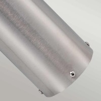 Słupek ogrodowy Paignton - 1 źródło światła - Stal nierdzewna