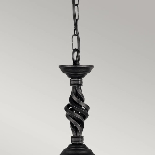 Lampa wisząca Pembroke - 1 źródło światła - Czarny