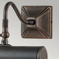 Mała obrazówka Picture Light - 1 źródło światła - Ciemnobrązowy