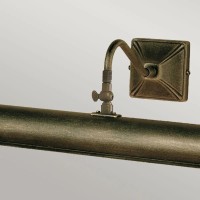 Duża obrazówka Picture Light - 2 źródła światła - Czarny, złoty