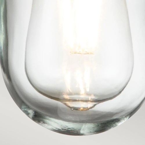 Latarnia naścienna Porto - 1 źródło światła - Szary