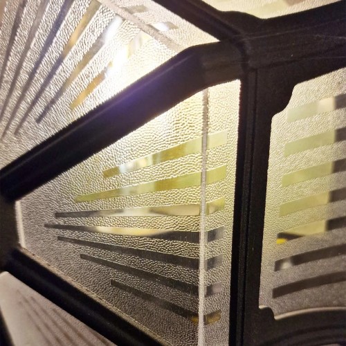 Plafon ogrodowy Parish PR12 - 1 źródło światła - Czarny