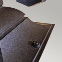 Mała latarnia naścienna Parish Mini PRM2 - 1 źródło światła - Czarny