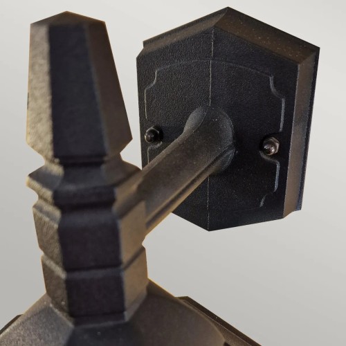 Mała latarnia naścienna Parish Mini PRM2 - 1 źródło światła - Czarny