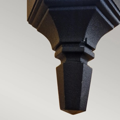 Mała latarnia naścienna Parish Mini PRM2 - 1 źródło światła - Czarny