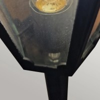 Mała latarnia słupkowa Parish Mini PRM5 - 1 źródło światła - Czarny