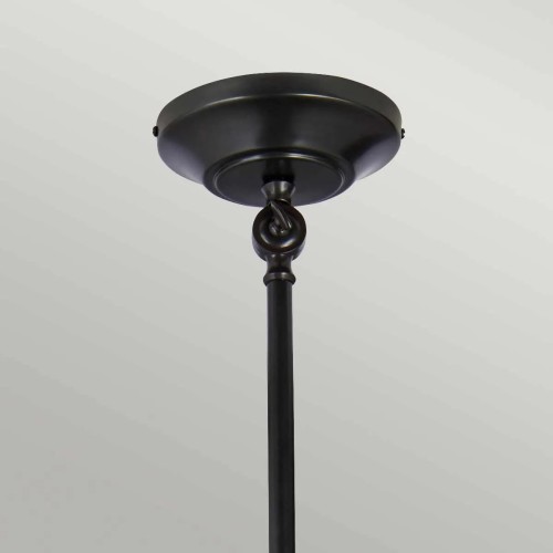 Kinkiet / Lampa wisząca Provence - 1 źródło światła - Postarzany brąz